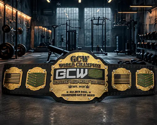 GCW World Champion front view