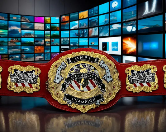 Monopoly Tournament Mnpy championship Belt front view