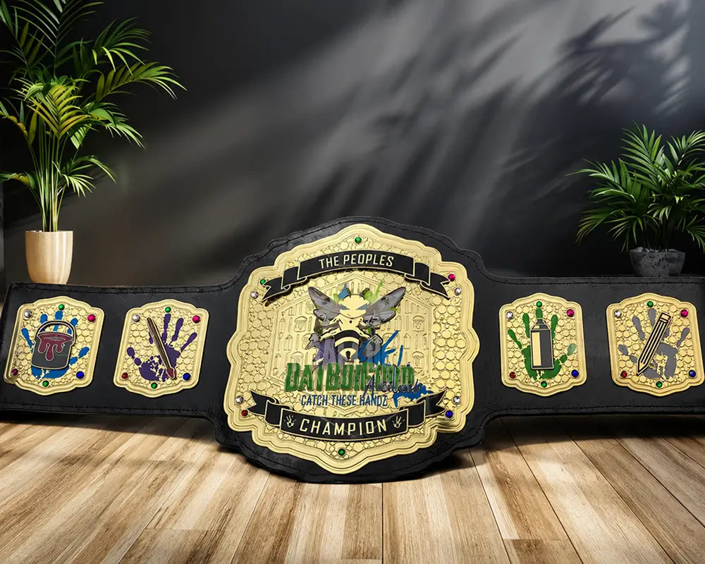 DatBoiGood Artwork The Peoples Champion Award Belt front view