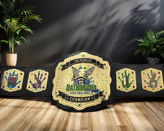 DatBoiGood Artwork The Peoples Champion Award Belt front view