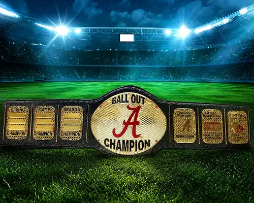 Alabama Football Championship front view
