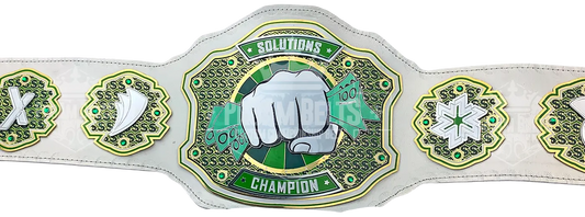 Solutions Champion Bling Money Award front view