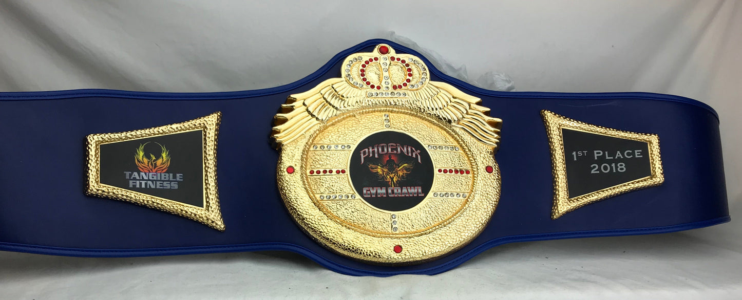 A custom Phoenix Crown Championship replica belt 