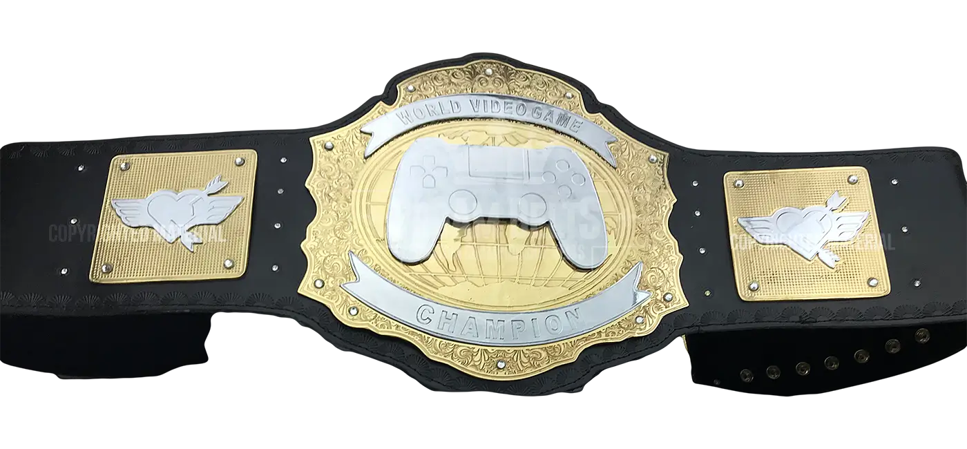 World Video Game Champion front view