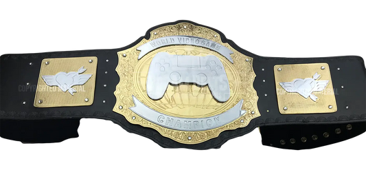 World Video Game Champion front view