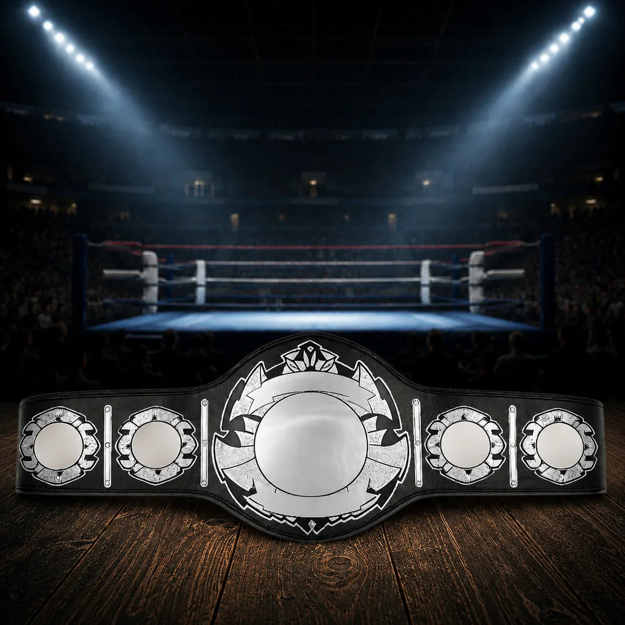 Zeus SIlver Championship Belt