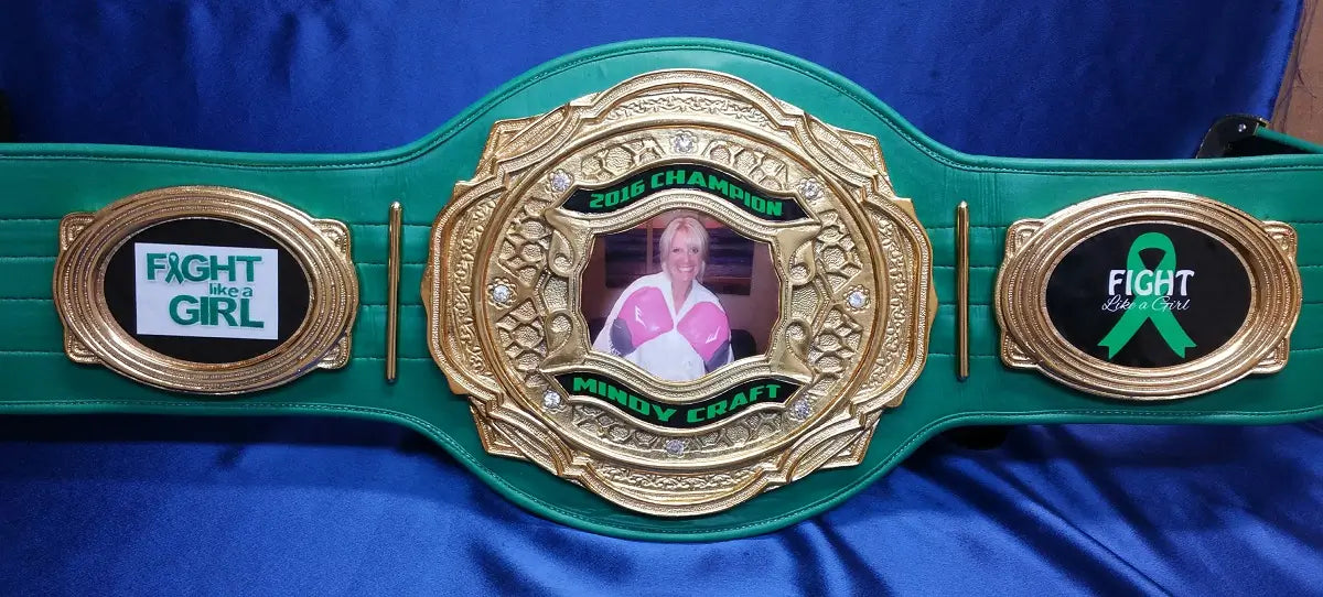 Atlas DC Green Strap Championship Belt alternate blank image