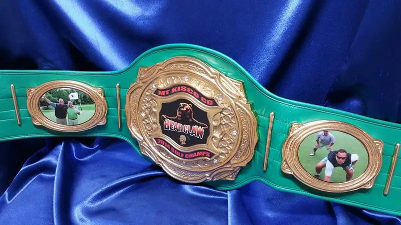Atlas DC Green Strap Championship Belt alternate blank image