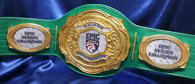Atlas DC Green Strap Championship Belt alternate blank image