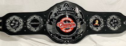 automotive car sales award trophy title belt