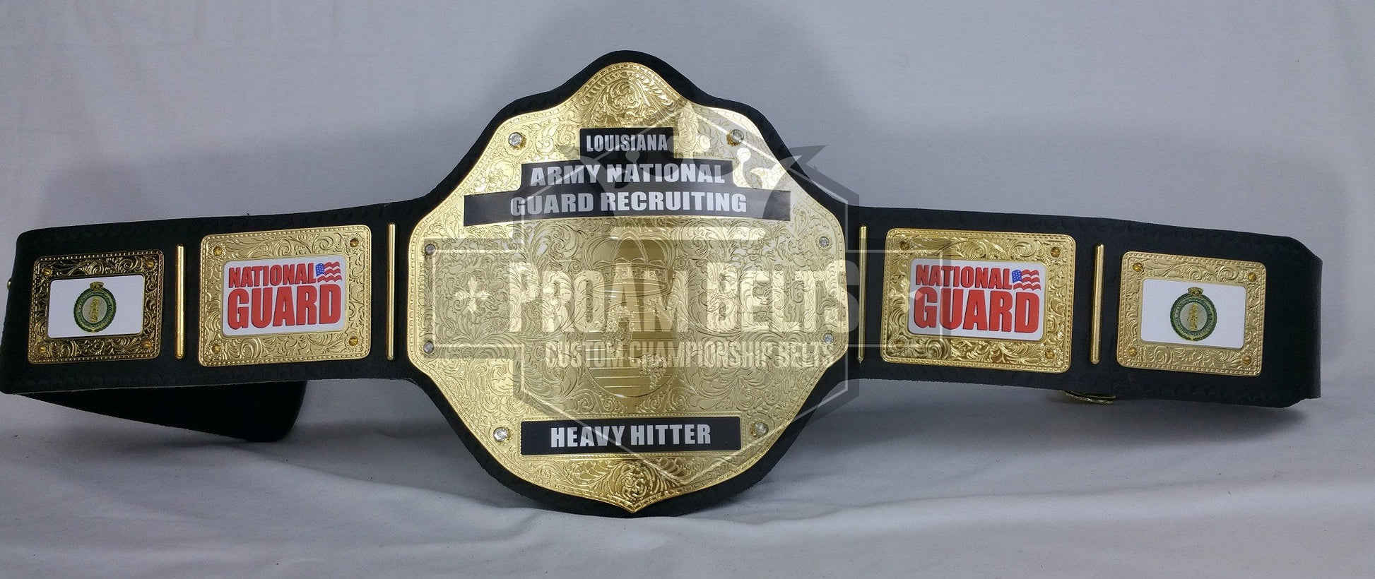 Louisiana Army National Guard Heavy Hitter Championship Belt