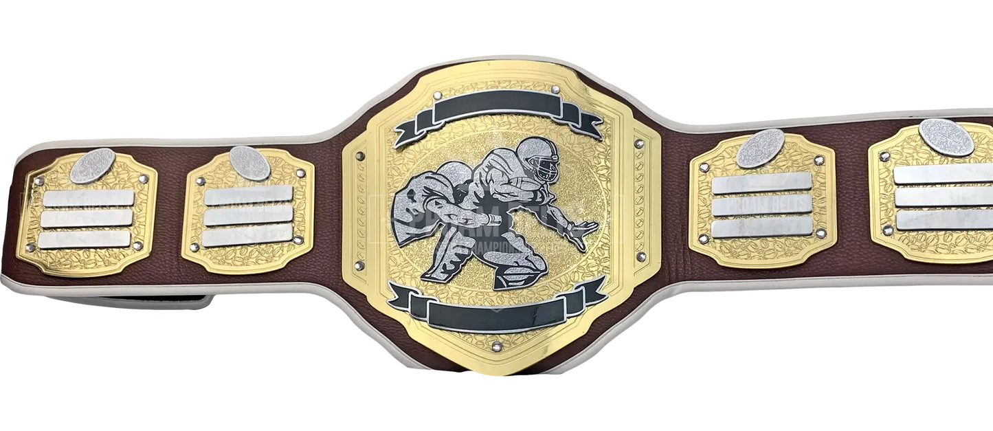 Blitz Football Strap Championship Belt front view
