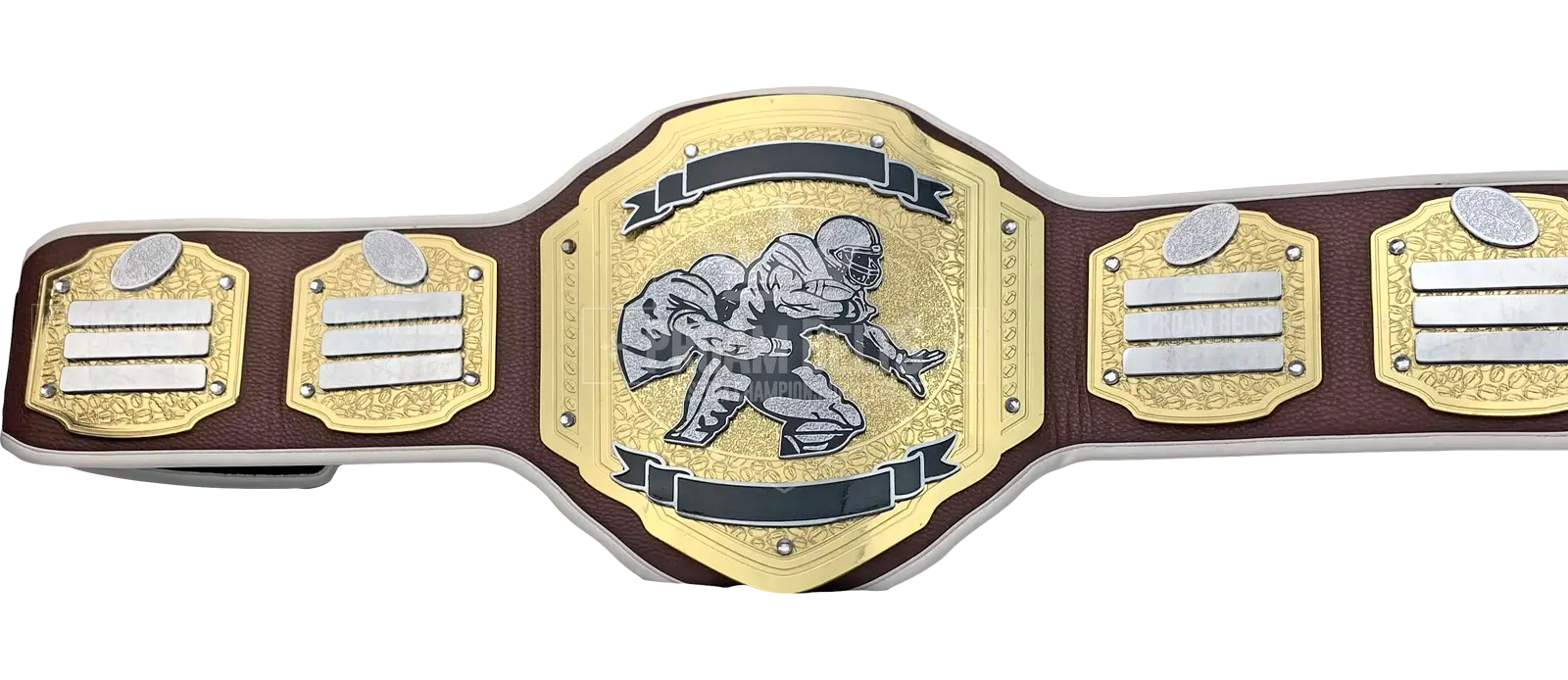 Blitz Football Strap Championship Belt front view