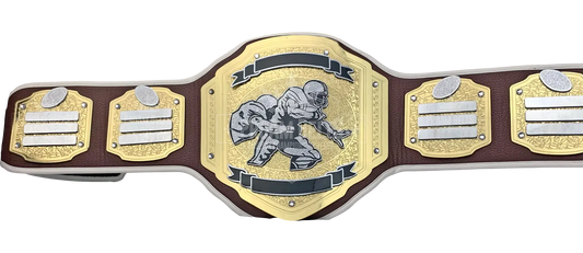 Blitz Football Strap Championship Belt front view