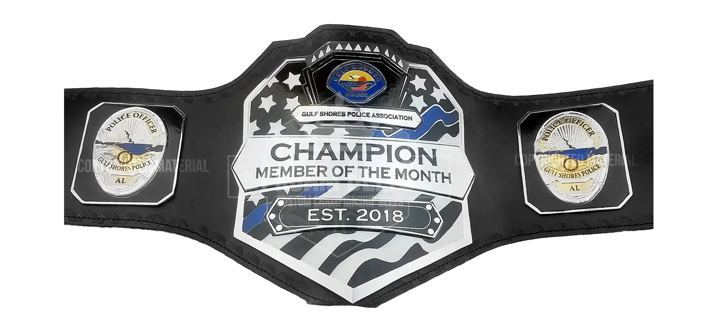 Blue Lives Matter Police front view