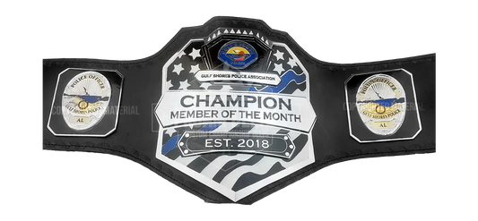 Blue Lives Matter Police front view