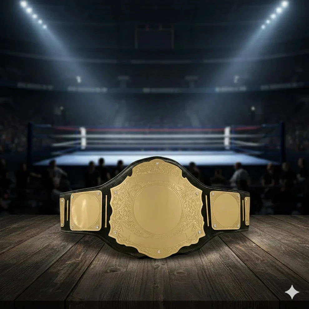 A large championship belt 