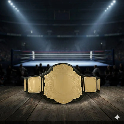 A large championship belt 