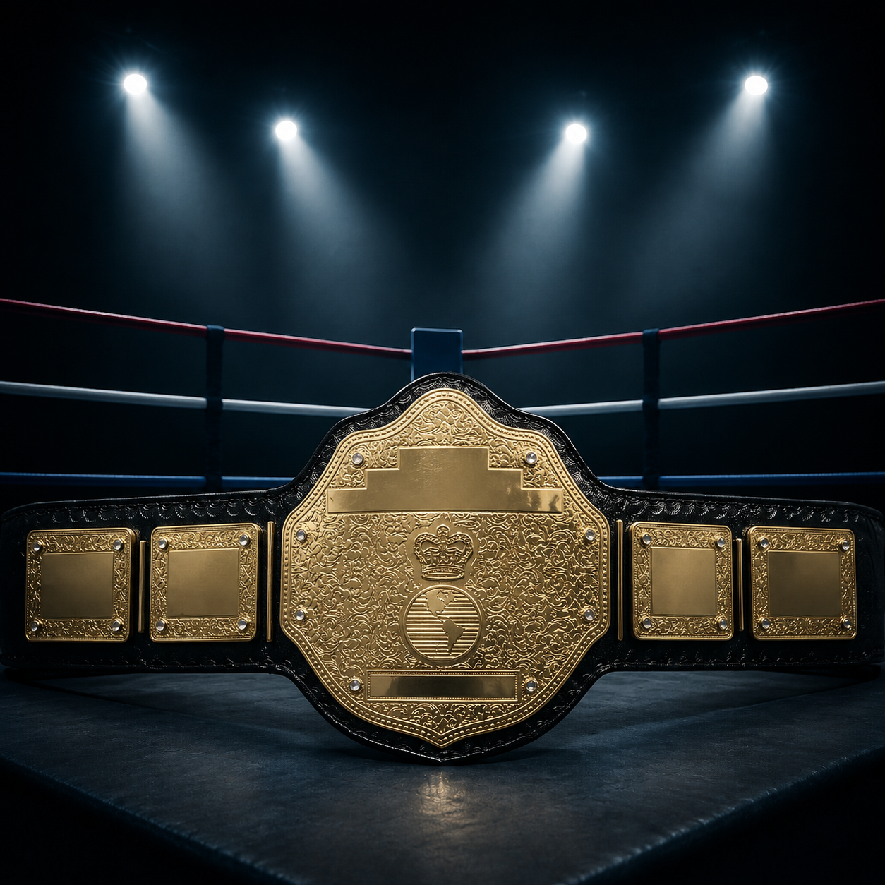 Just A Gold Championship Belt