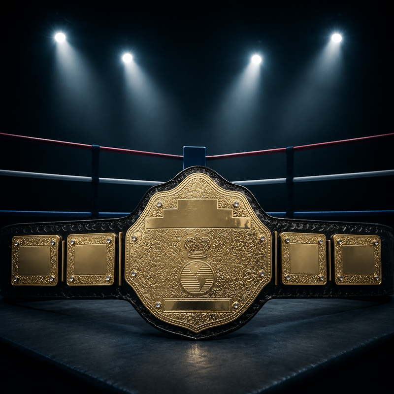 Just A Gold Championship Belt