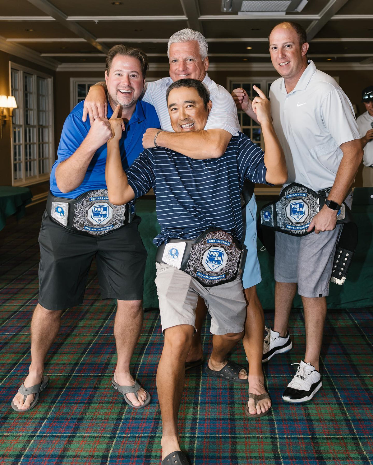 Amateur DC Gold Custom Championship Award Trophy Belt