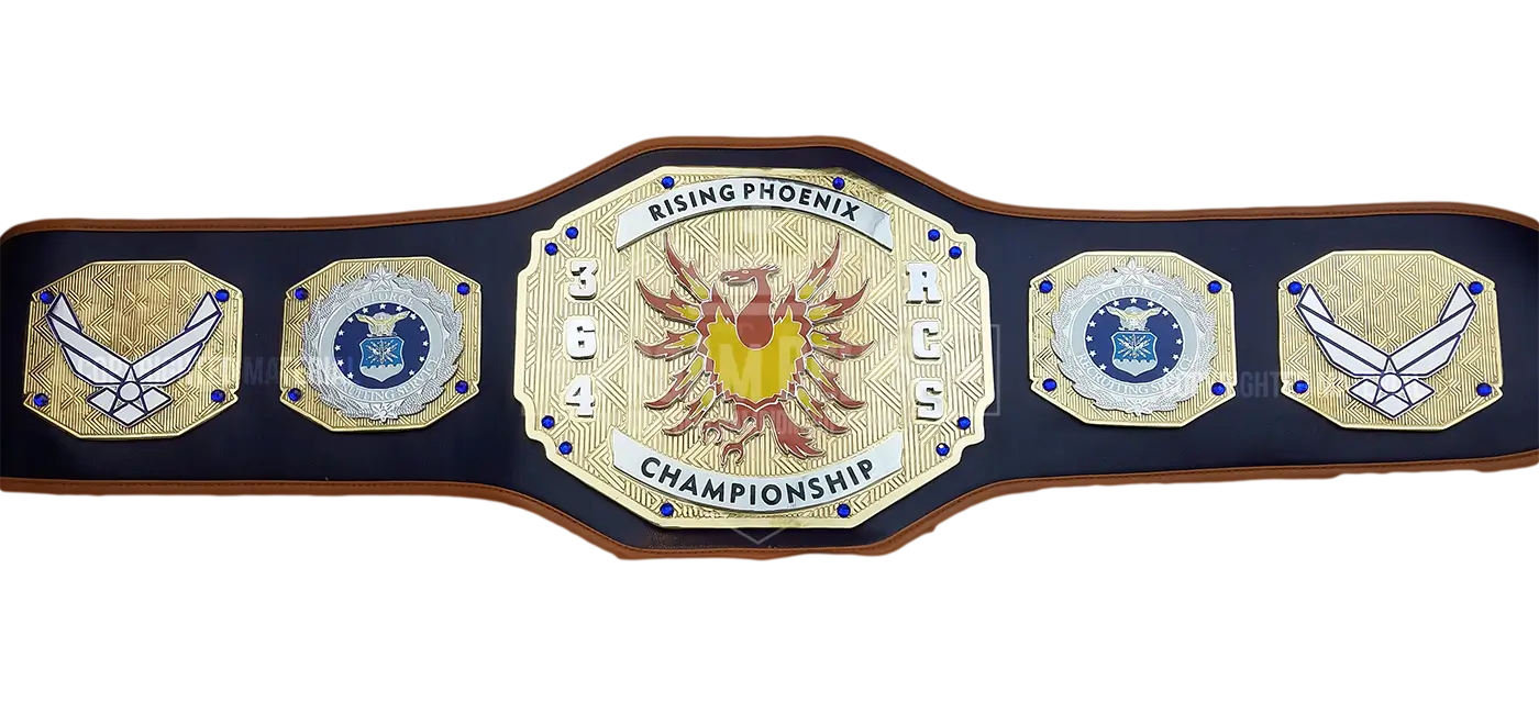 Military Retirement Belt front view