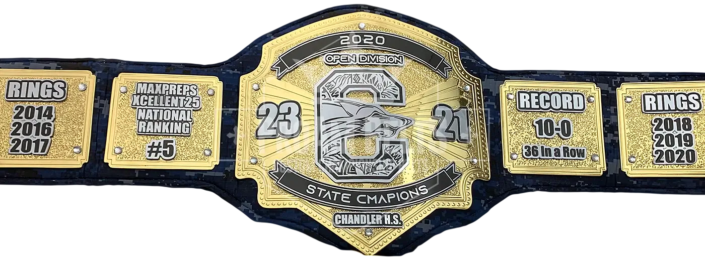 Chandler High School Open Division State Champions front view