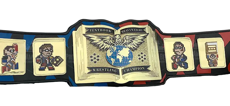 Custom Video Game Esports Wrestling Championship Title front view