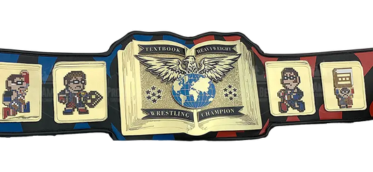 Custom Video Game Esports Wrestling Championship Title front view