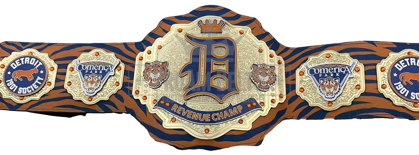 Detroit Tigers revenue Champ Award front view