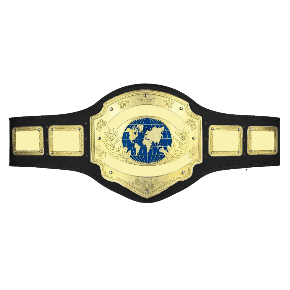 Global Domination Black Championship Belt
