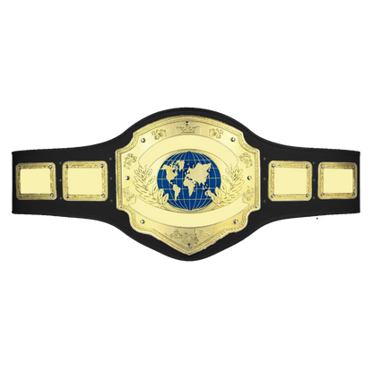 Global Domination Black Championship Belt