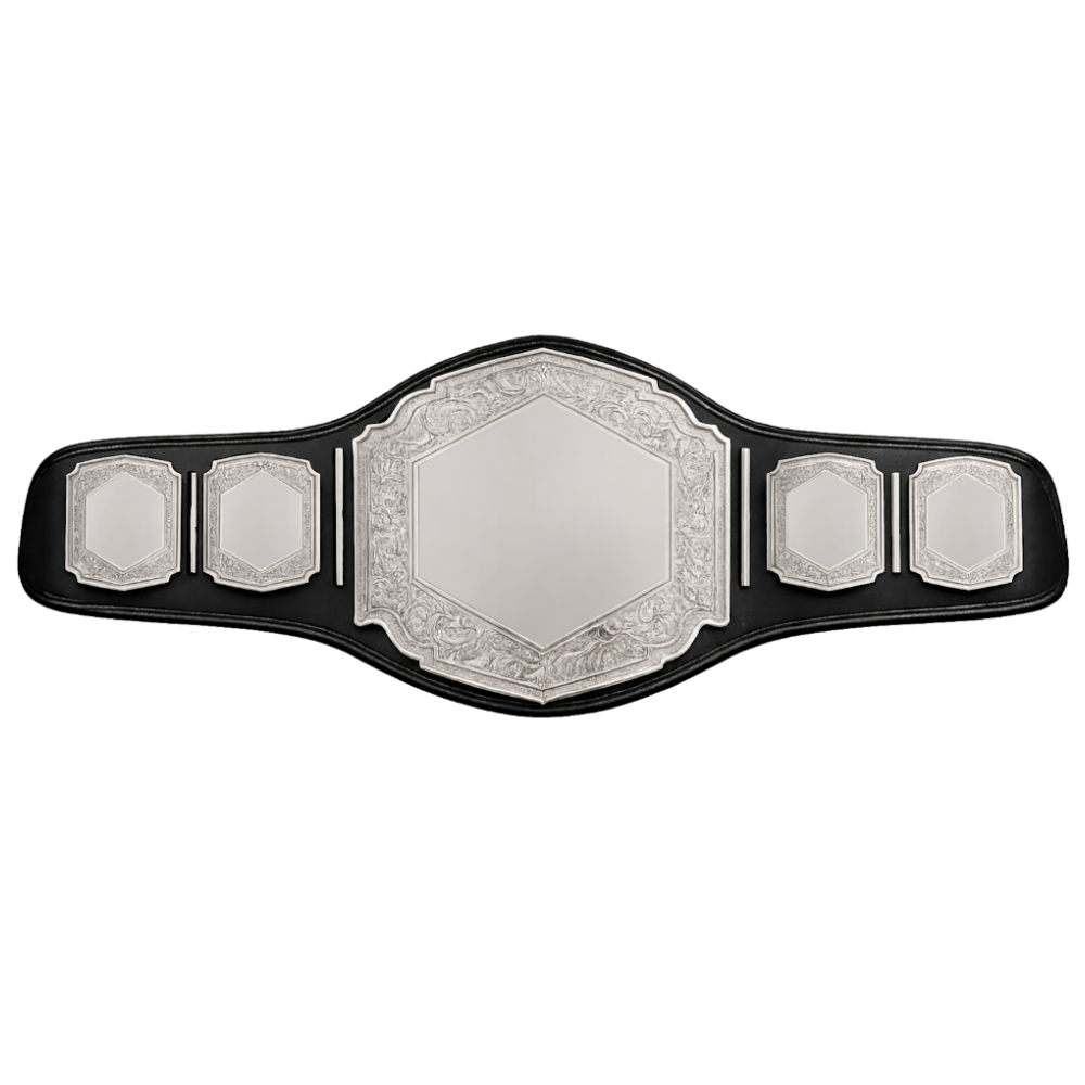 Vicious DC Silver Heavy Championship Belt