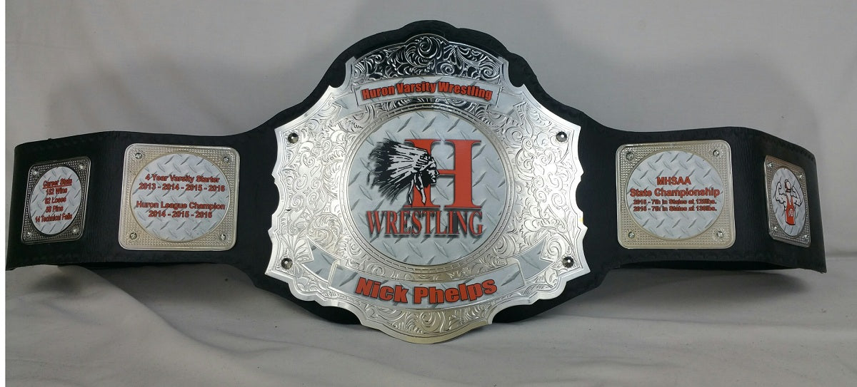 Emperor Superior Silver Chrome Championship Belt