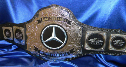 Emperor Superior Silver Chrome Championship Belt