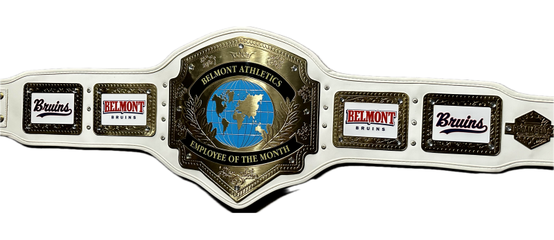 Belmont Athletics championship belt 