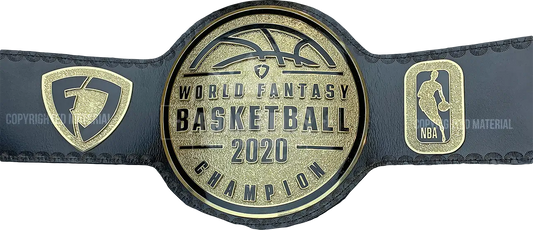 Fanduel NBA World Fantasy Basketball Champion 2020 Championship Belt front view