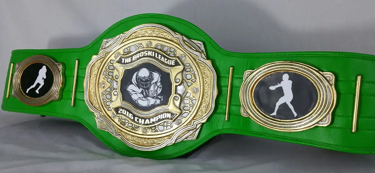 Atlas DC Green Strap Championship Belt alternate blank image