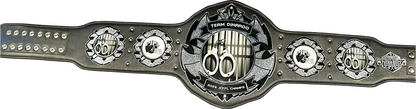fantasy football custom silver title belt