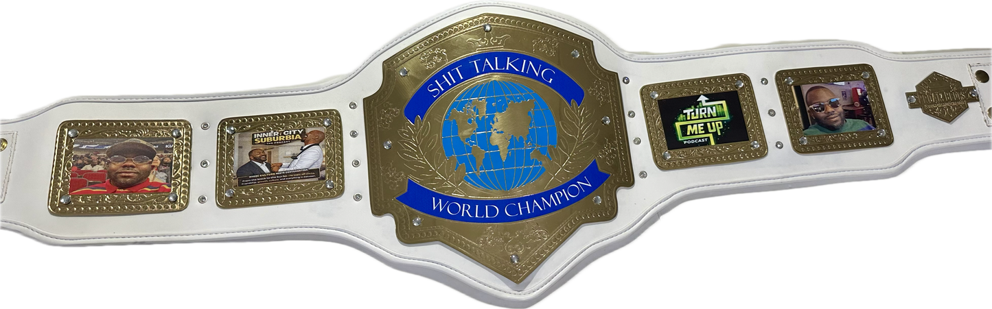 Global Domination White Championship Belt