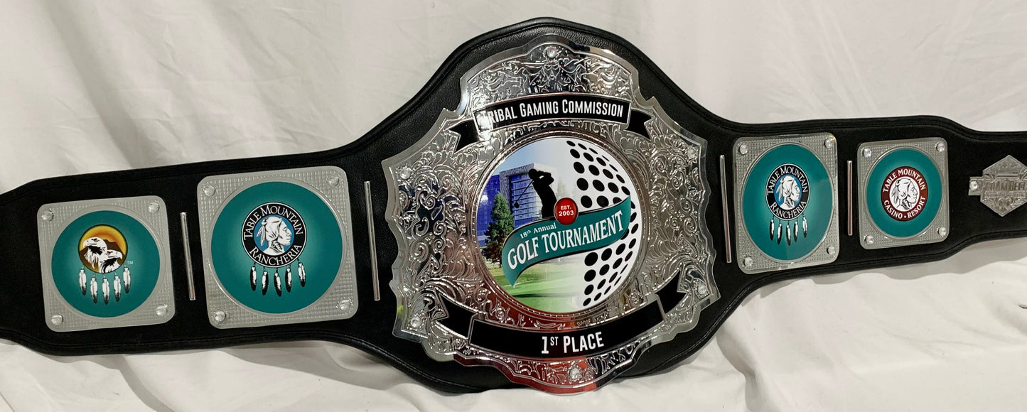 Emperor Superior Silver Chrome Championship Belt