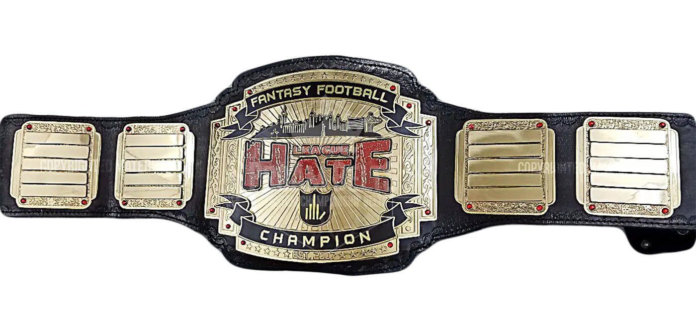 Hate Fantasy Football League Title front view