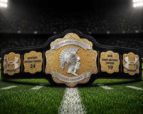 6A Oklahoma Football State Champs front view