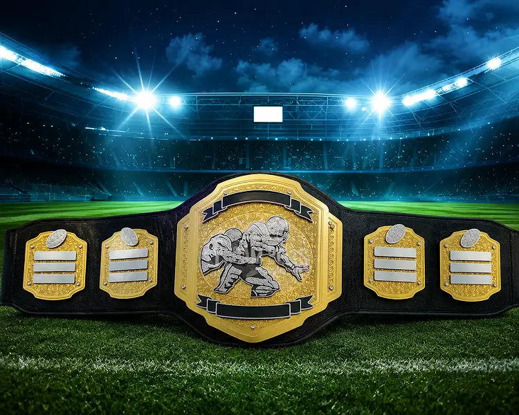 Blitz Championship Football Belt front view