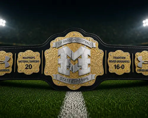 CIF Division Football State Champs front view