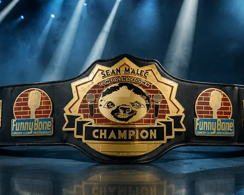 Sean Malec Comedy Smackdown Champion front view