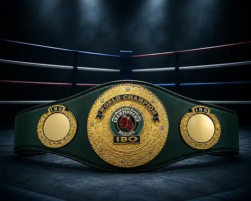 IBO Championship Boxing World Champion front view