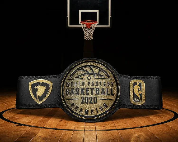 Fanduel NBA World Fantasy Basketball Champion 2020 Championship Belt front view