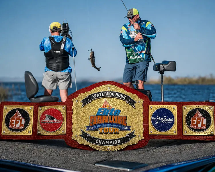 Waterloo Rod's Elite Fishing League Tour 2021 Champion front view