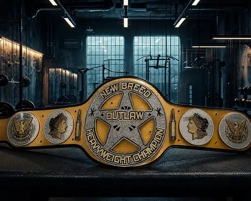 Outlaw New Breed Heavyweight Champion Award front view